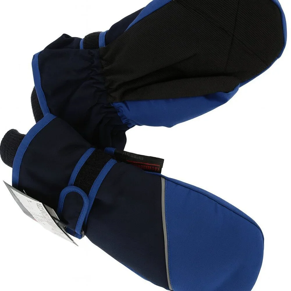 Children’s Place Blue & Black Gloves Size 4T/5Y NWT